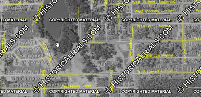 Flint Park (Flint Amusement Park) - Old Aerial (newer photo)